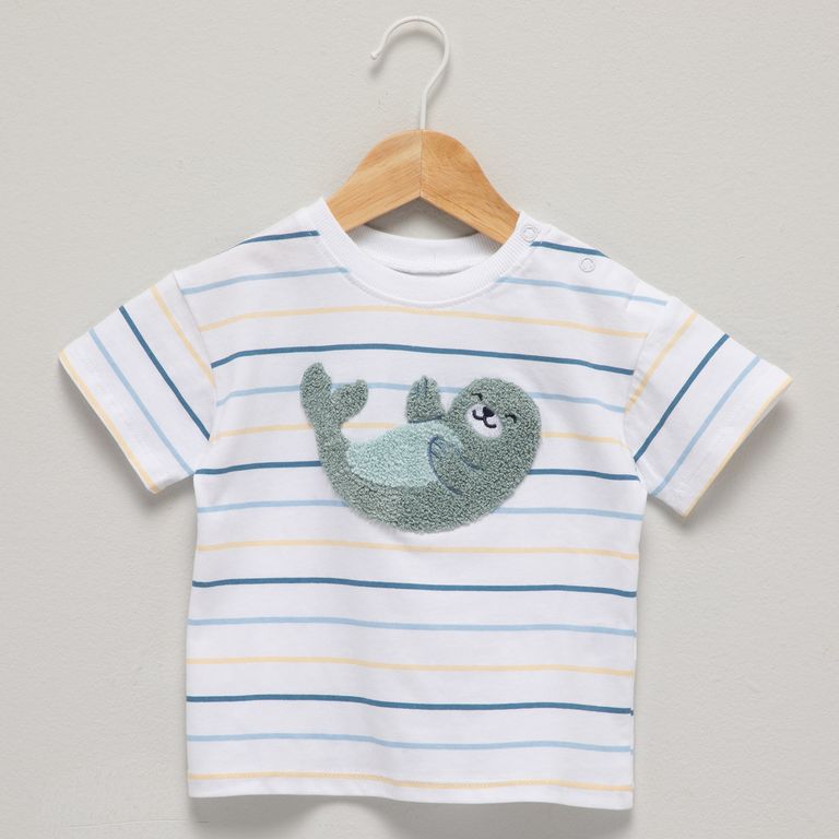 Polera Manga Corta Bebé Niño