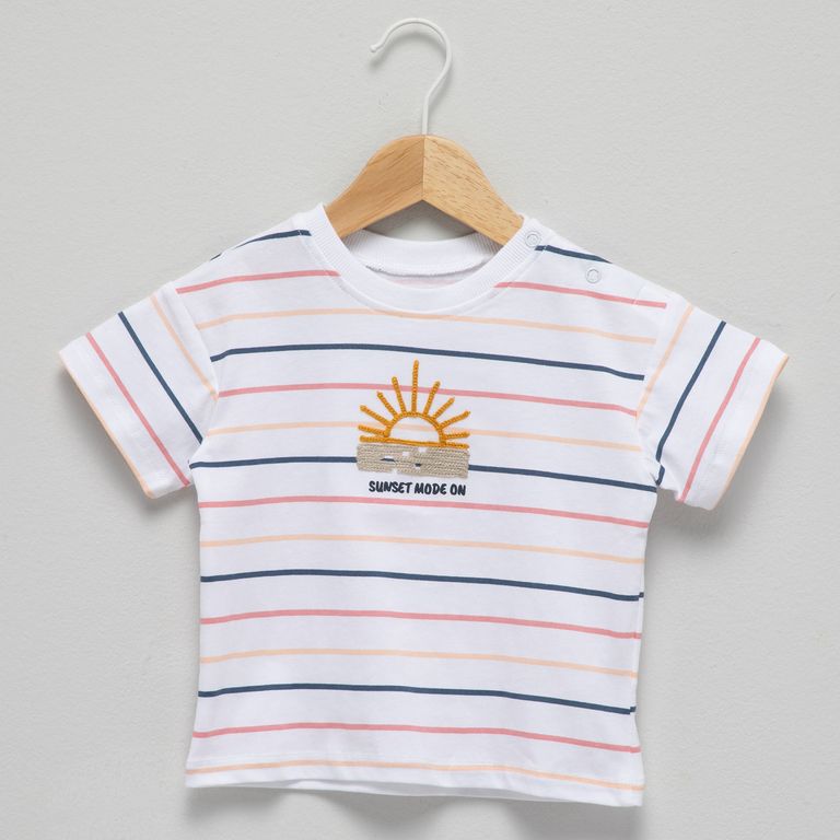 Polera Manga Corta Bebé Niño