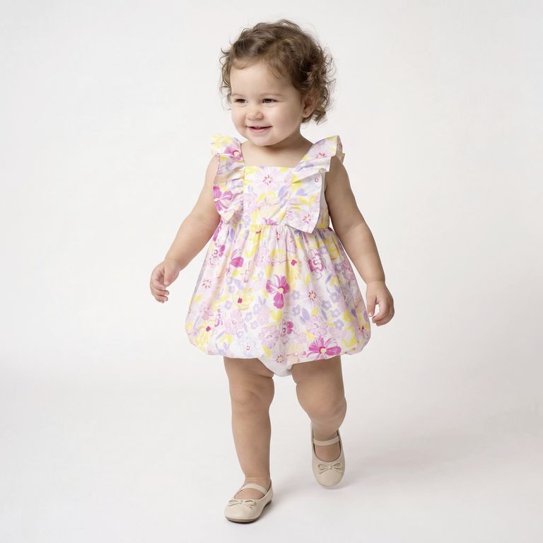 Vestido Sin Manga Bebé Niña