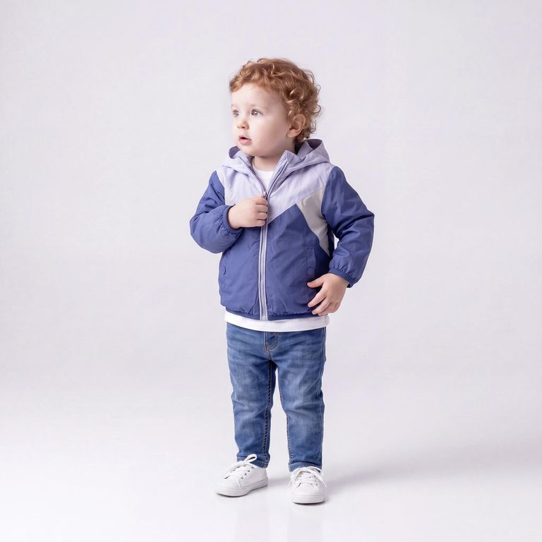 Casaca Con Gorro Bebé Niño