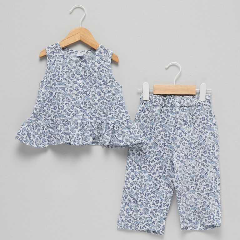 Set Polera + Pantalón Bebé Niña