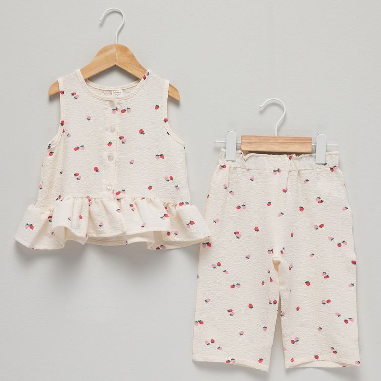 Set Polera + Pantalón Bebé Niña
