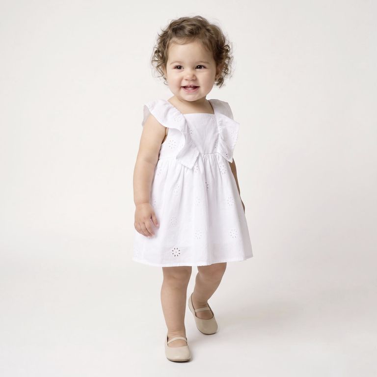 Vestido Sin Manga Bebé Niña