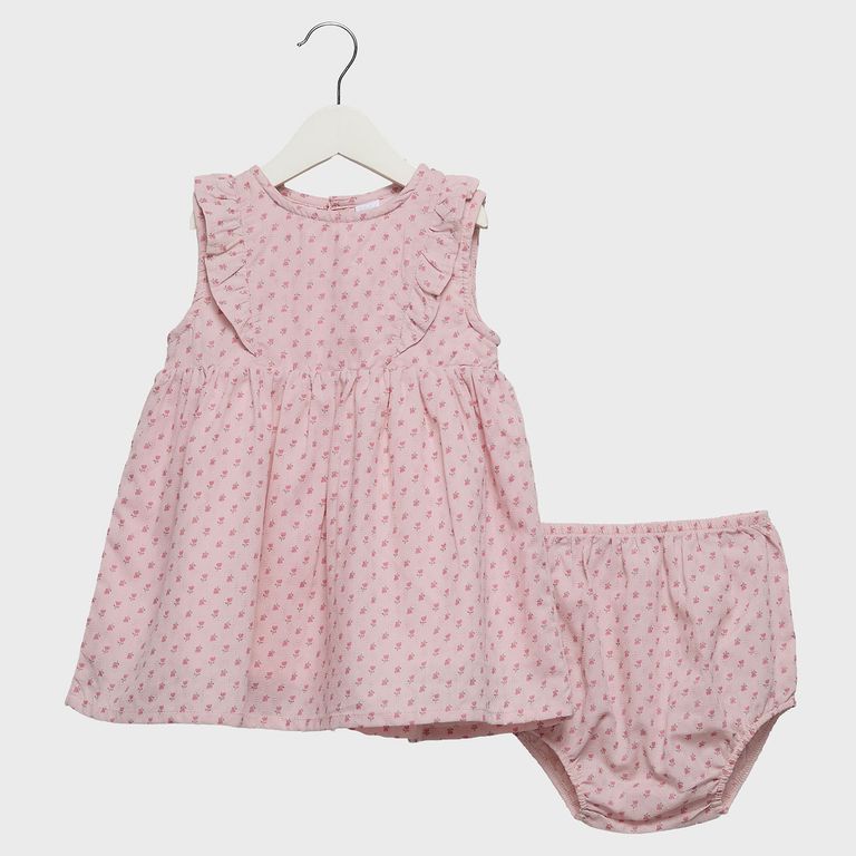 Vestido Bebé Con Calzón