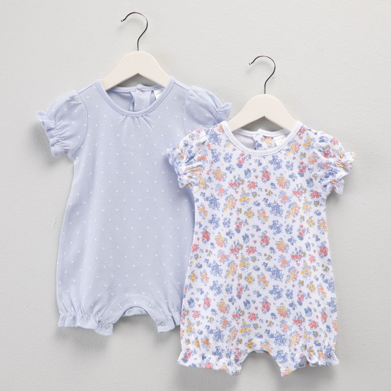 Pack de 2 Pijamas Algodón Bebé Niña