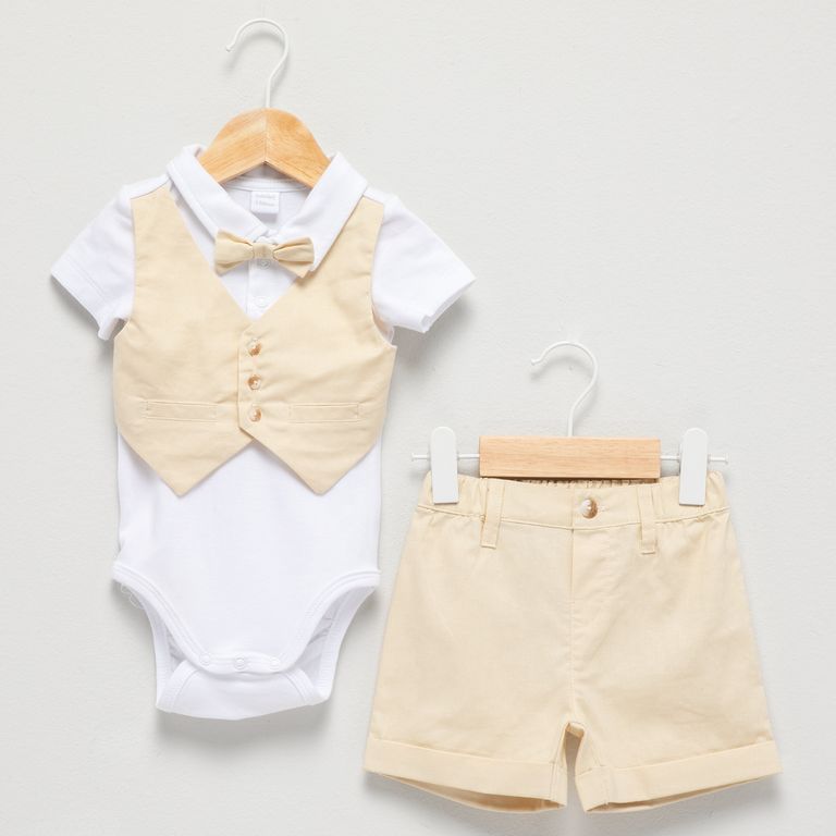 Conjunto Fiesta Body más Short Bebé
