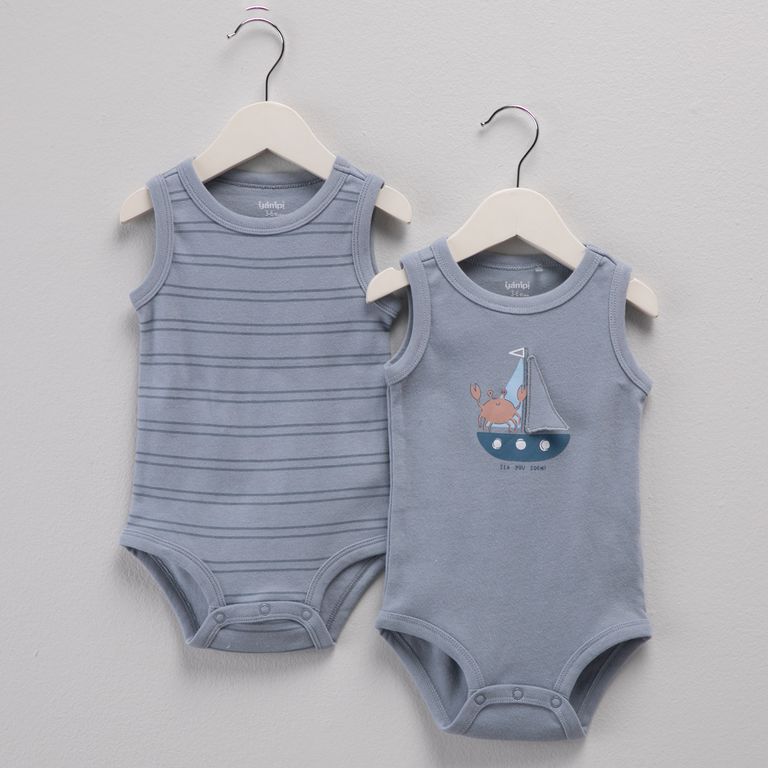 Pack De 2 Bodys Bebé Niño