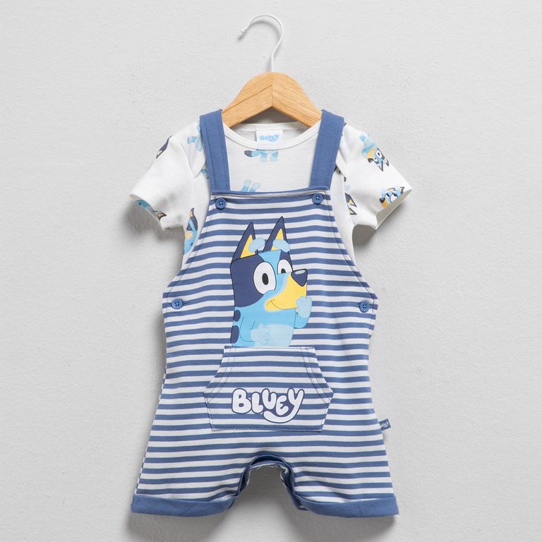 Conjunto Jardinera Más Polera Bebé Niño