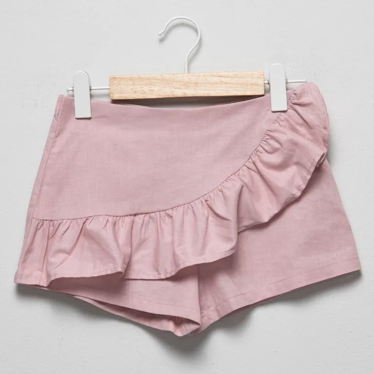 Short Con Lino Niña