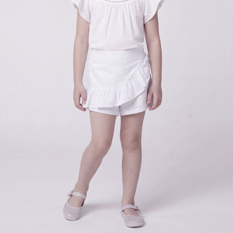 Short Con Lino Niña