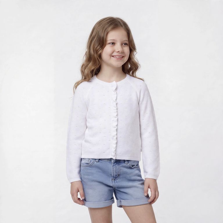 Chaleco Botones Niña
