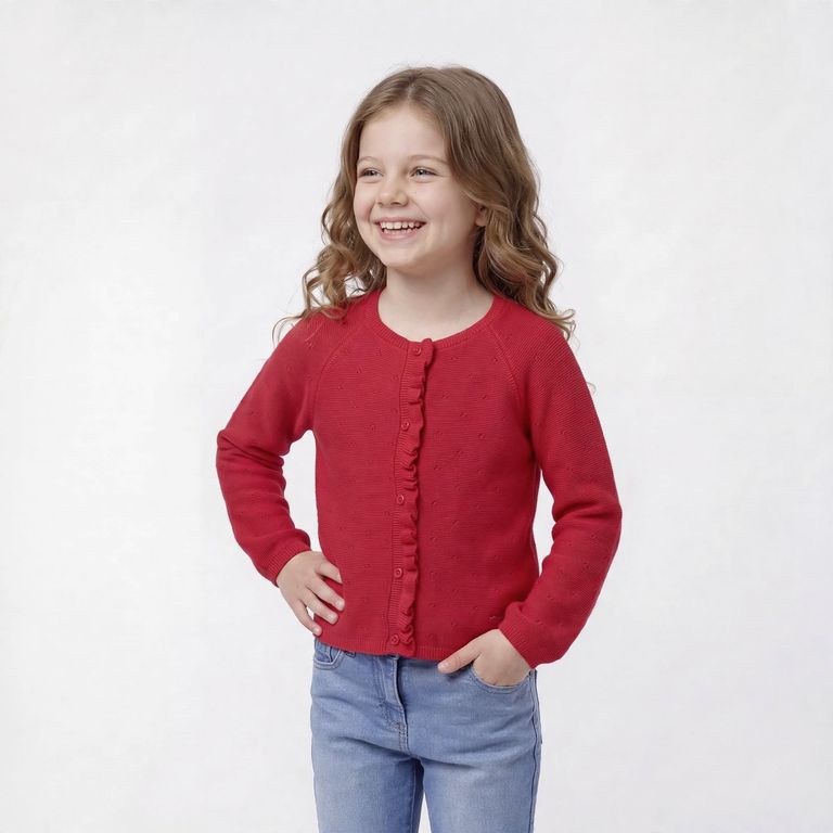 Chaleco Botones Niña