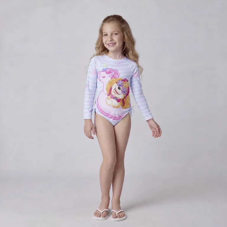 Traje De Baño Entero Niña