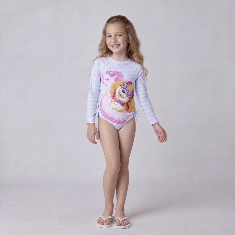 Traje De Baño Entero Niña