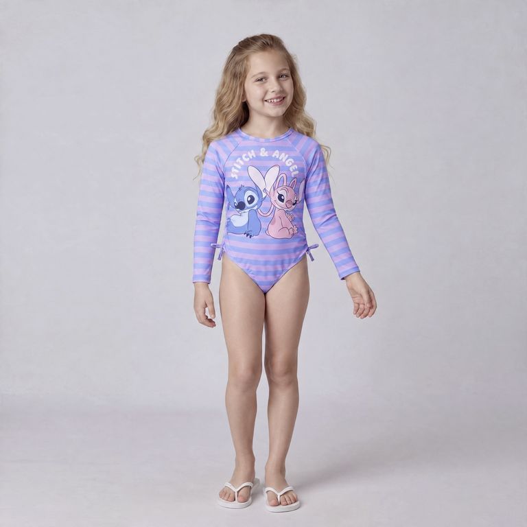 Traje De Baño Entero Niña