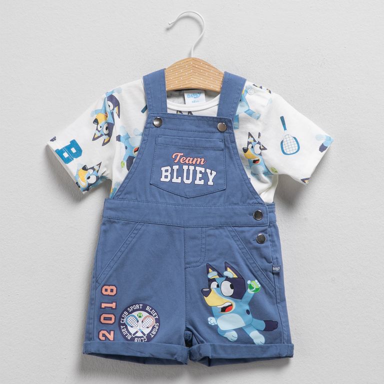 Conjunto Jardinera Más Polera Bebé Niño