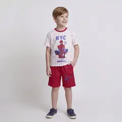 SPIDER-MAN - Conjunto Polera Más Short Niño