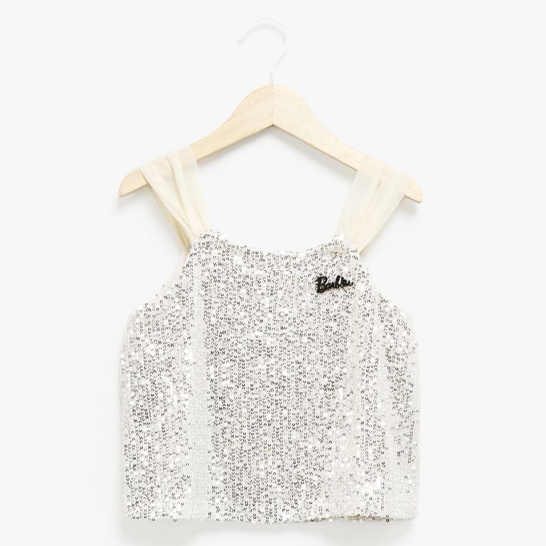 BARBIE Polera Manga Corta Niña