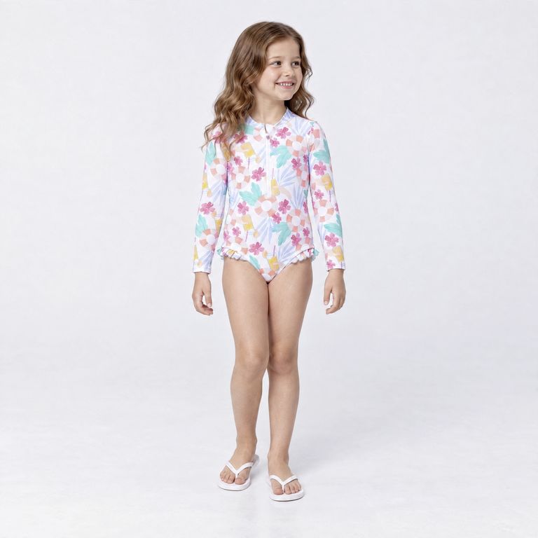 Traje Baño Entero Niña