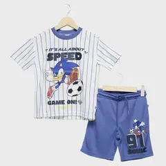 SONIC - Conjunto Polera Más Short Niño