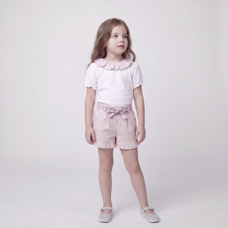 Polera Manga Corta Niña