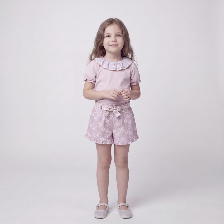 Polera Manga Corta Niña