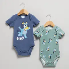 BLUEY - Pack De 2 Body Bebé