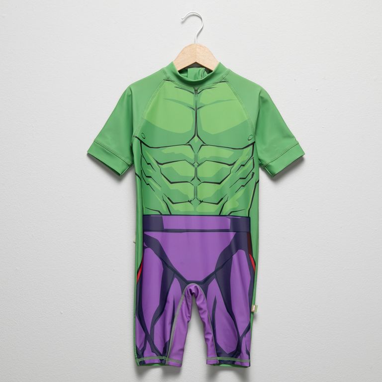 Traje De Baño Entero Manga Corta Niño