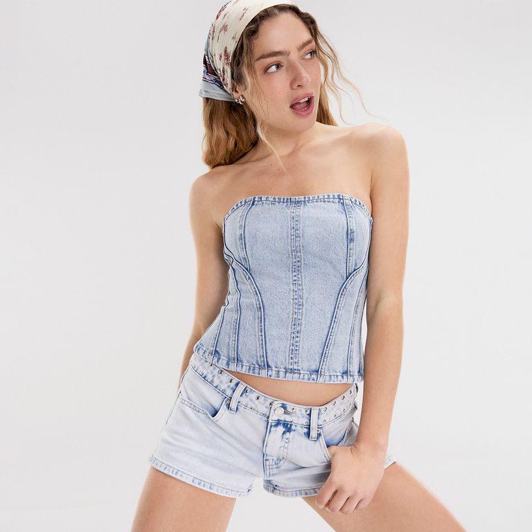 Micro Short Tachas Mujer