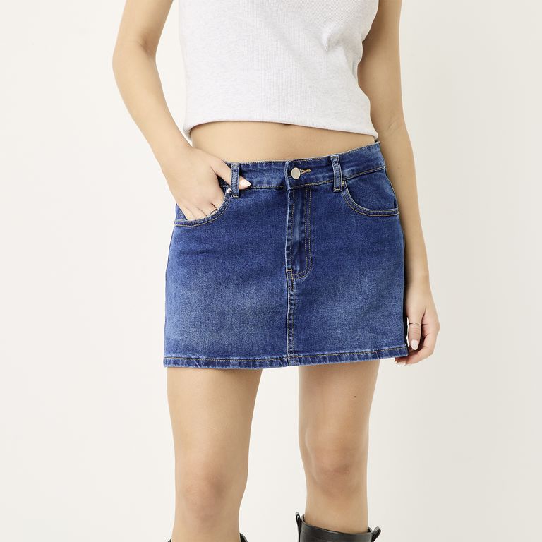 Falda Short Denim