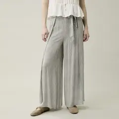 UNIVERSITY CLUB - Pantalón Fluido Wide Leg Mujer
