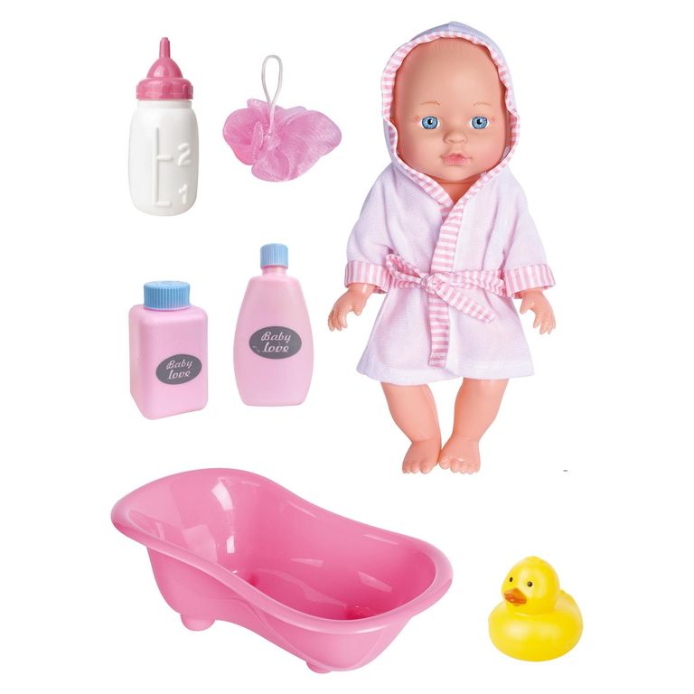 Muñeca Con Tina Y Accesorios