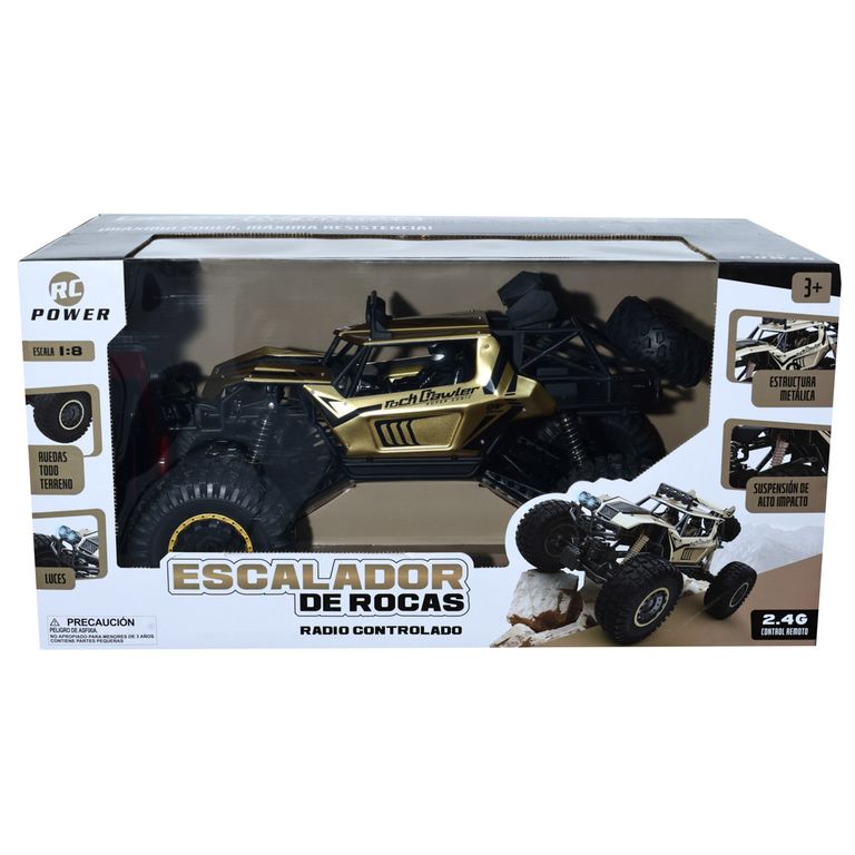 Rc Car Rock Crawler 1:8 Negro