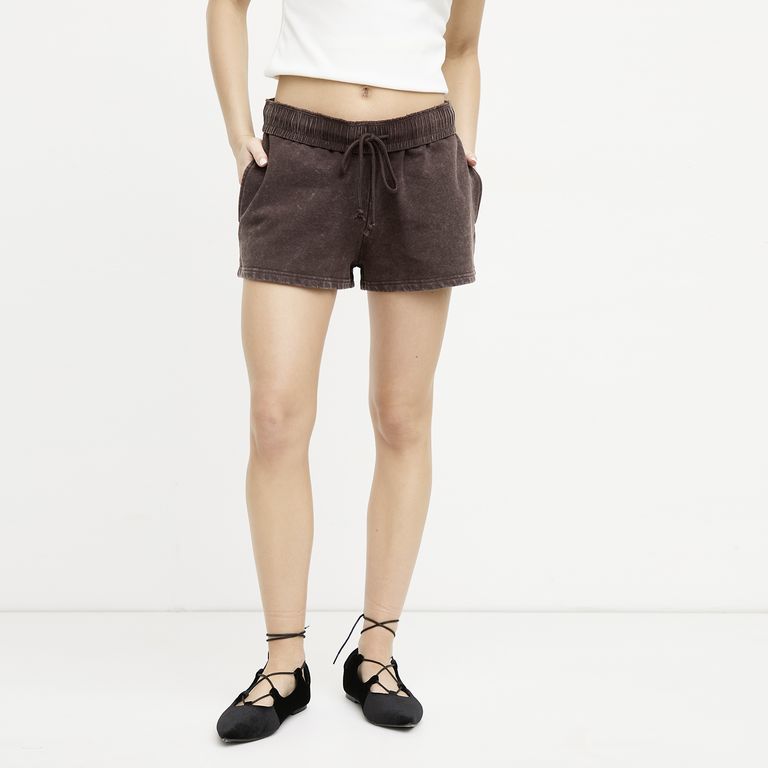 Short Buzo Pretina Volteada Mujer