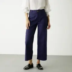 BASEMENT - Pantalón Straight Tiro Alto Mujer