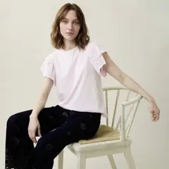 UNIVERSITY CLUB - Polera Manga Corta Vuelos Mujer