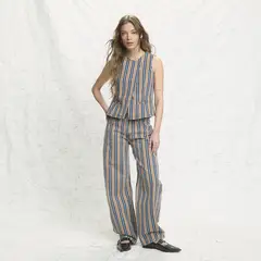 AMERICANINO - Pantalón Rayado Mujer