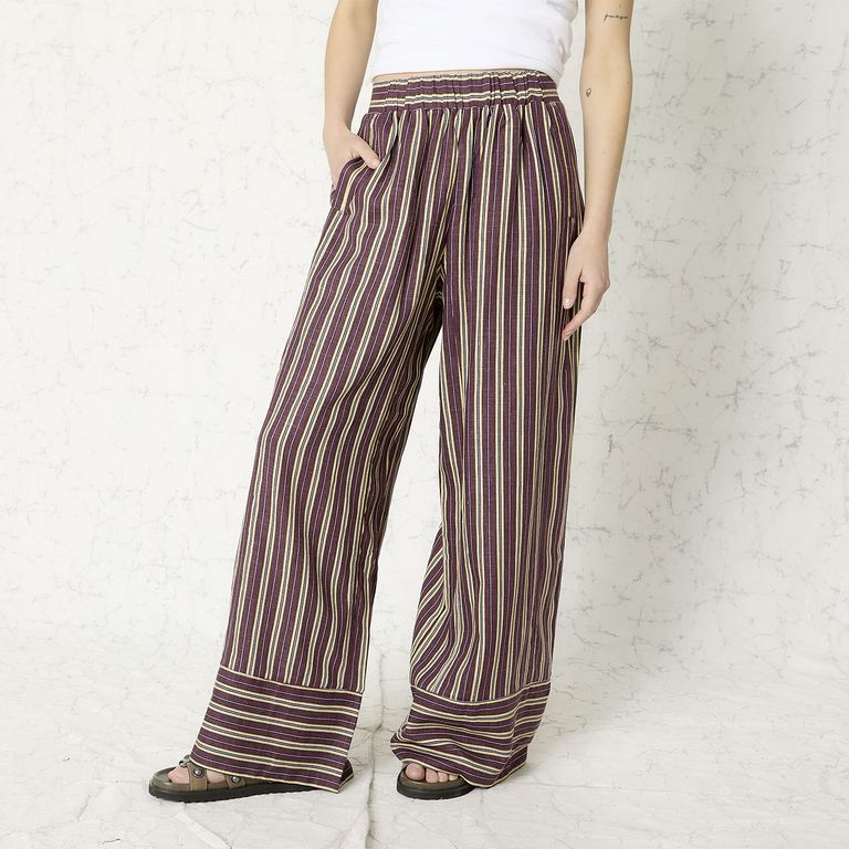 Pantalón Tipo Lino Fluido Repear Mujer