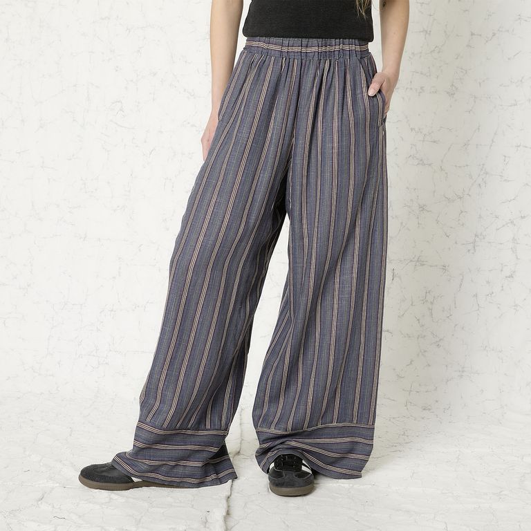 Pantalón Tipo Lino Fluido Mujer