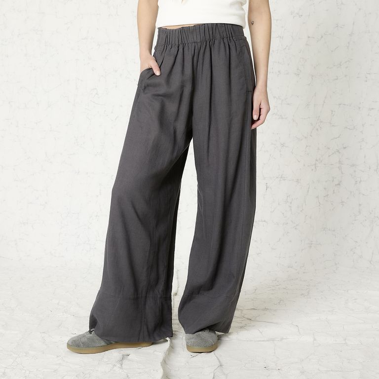 Pantalón Tipo Lino Fluido Mujer