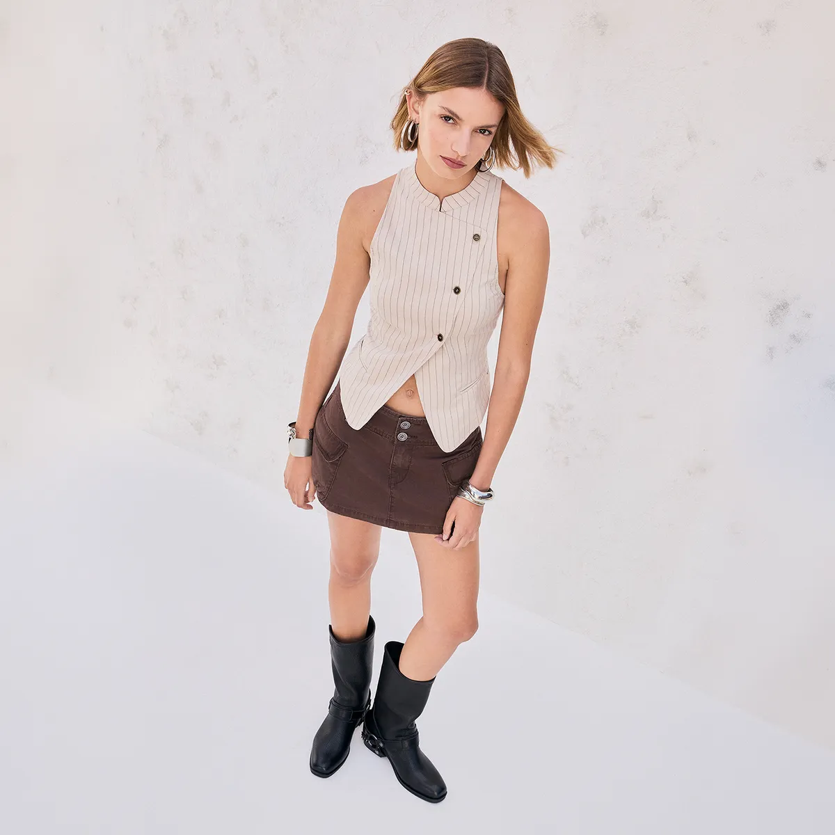 AMERICANINO - Vest Rayas Mujer Americanino