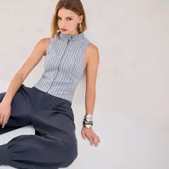 AMERICANINO - Vest Broche Mujer