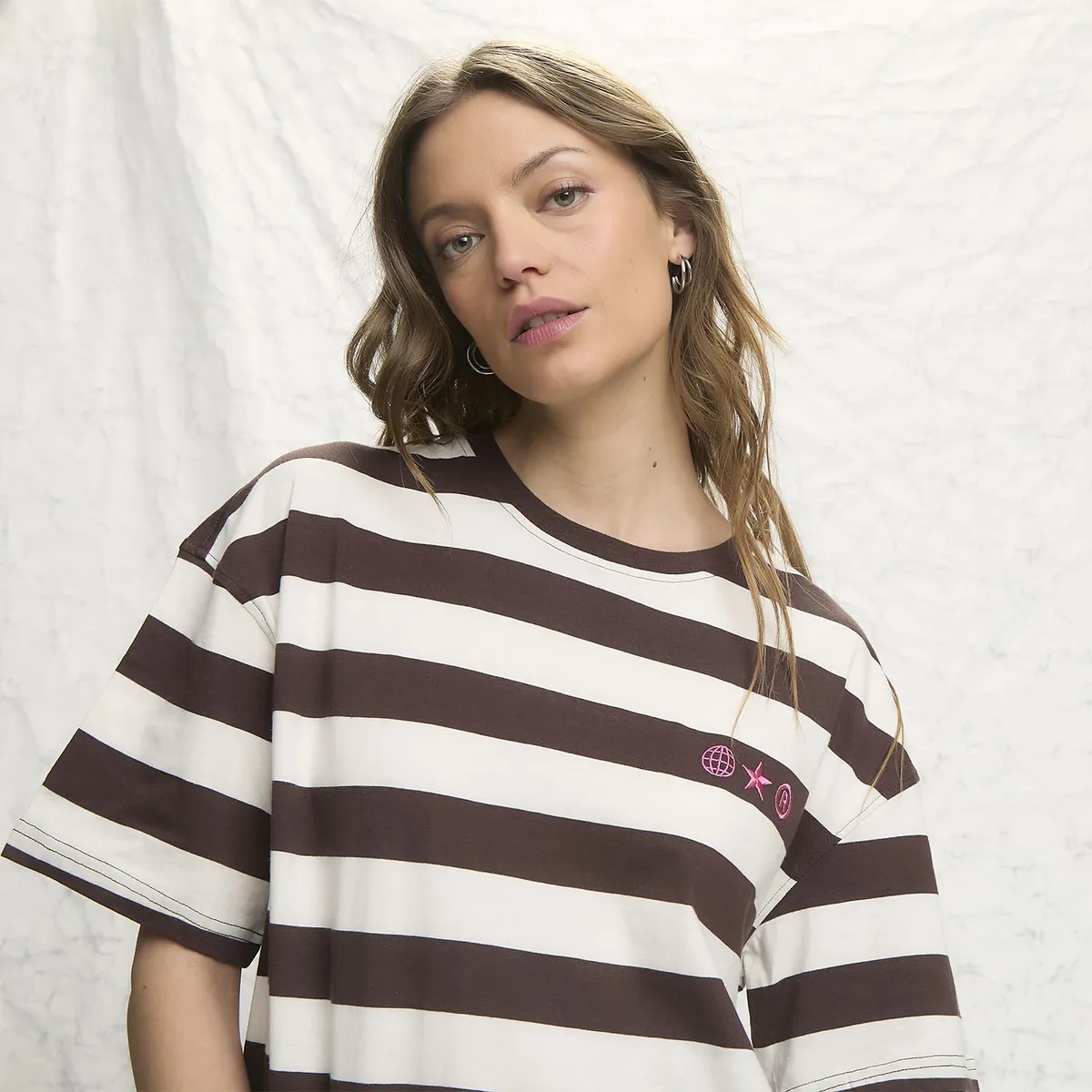 AMERICANINO - Polera Estampada 100% Algodón Mujer Americanino