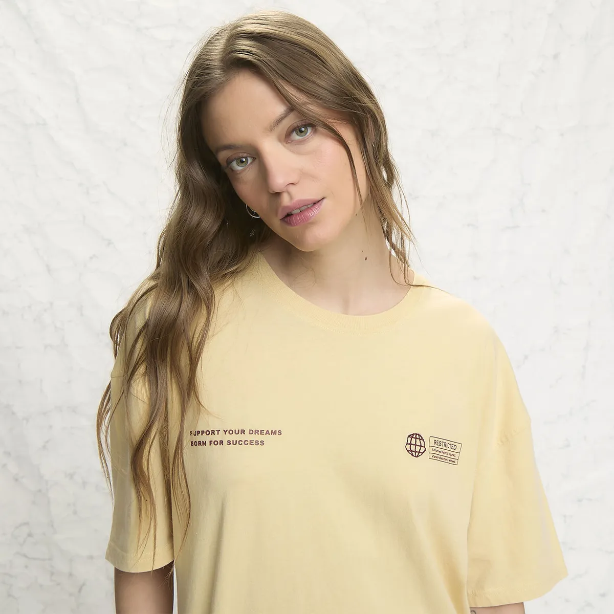 AMERICANINO - Polera Estampada 100% Algodón Mujer Americanino