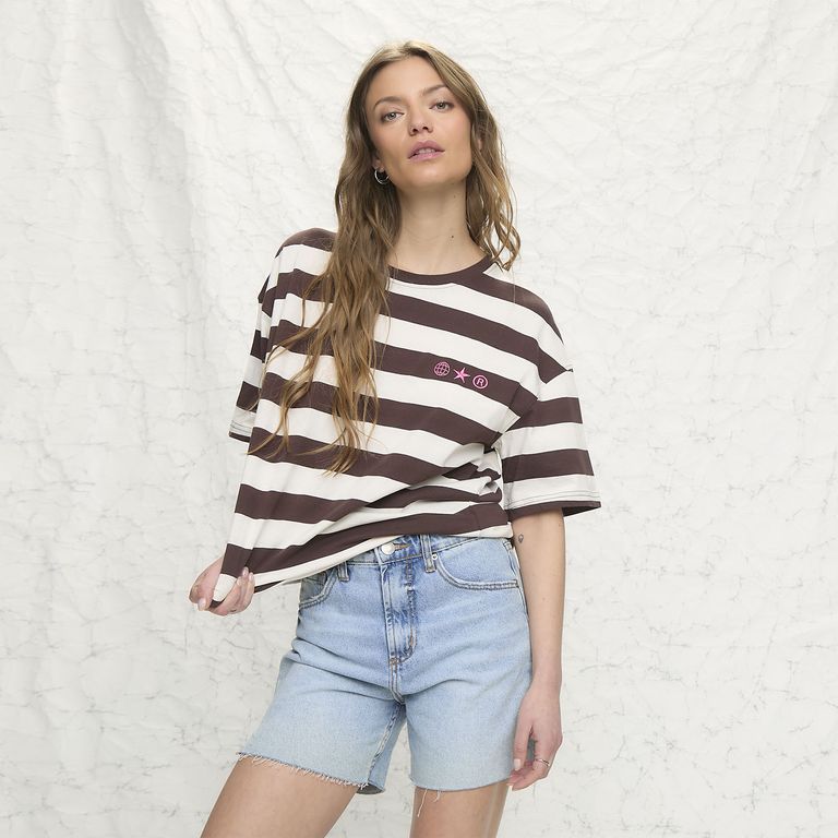Polera Estampada 100% Algodón Mujer