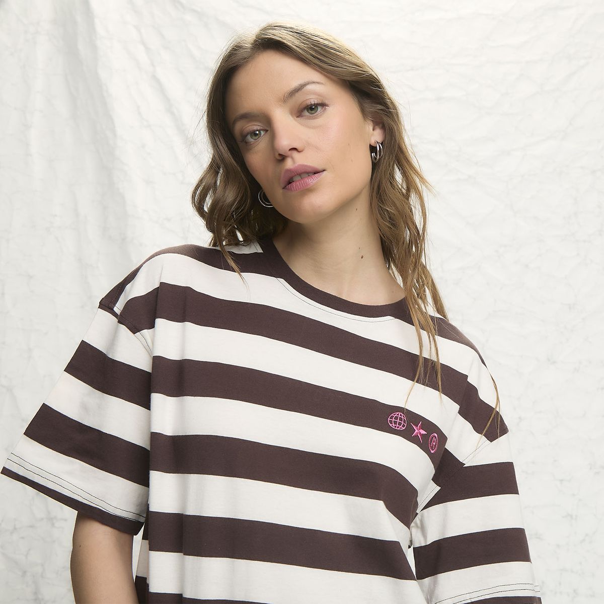 AMERICANINO - Polera Estampada 100% Algodón Mujer Americanino