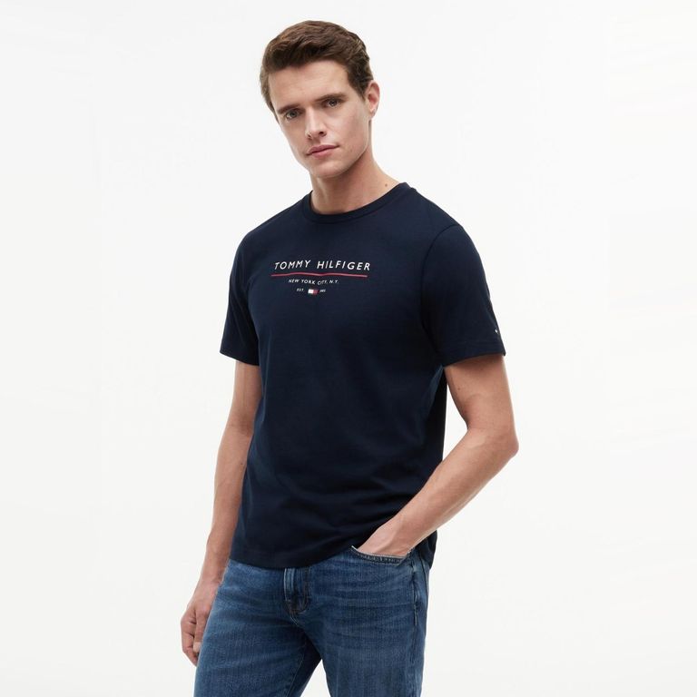 Polera Manga Corta Regular Fit Hombre