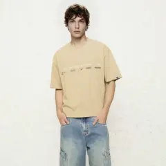 AMERICANINO - Polera Manga Corta Algodón Hombre