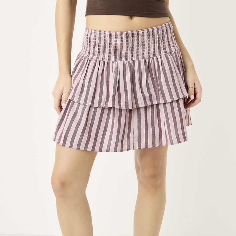 Falda Panal Mujer