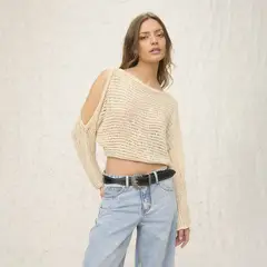 AMERICANINO - Sweater Sin Hombros Mujer